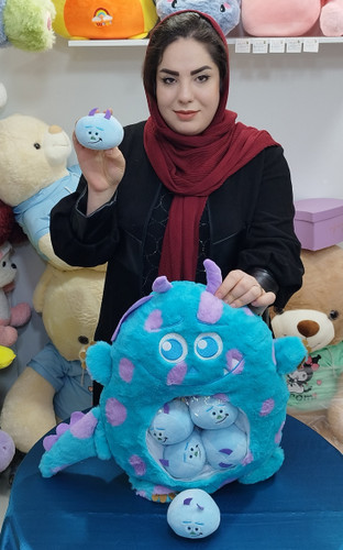 عروسک سالیوان بچه دار با شش عدد نینی