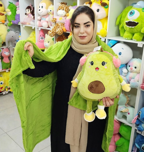 عروسک پتودار آووکادو هدفونی