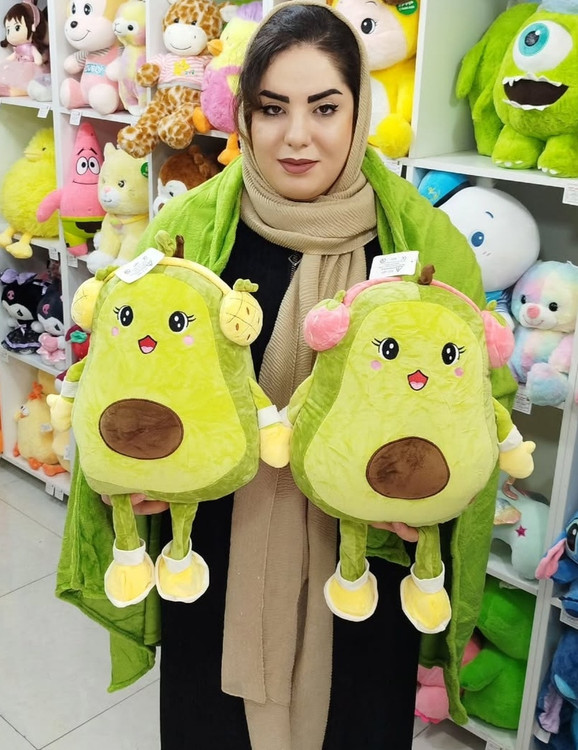 عروسک پتودار آووکادو هدفونی