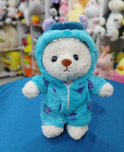 عروسک خرس لباس سالیوان 30 سانت