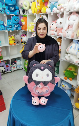 عروسک کرومی بچه دار با شش عدد نینی