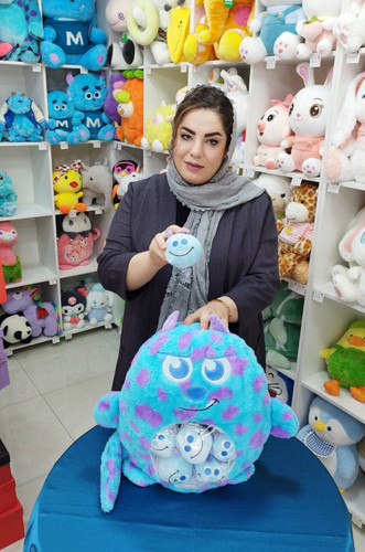 عروسک سالیوان با شش عدد نینی