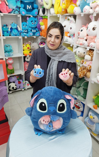 عروسک استیج بچه دار با شش عدد نینی