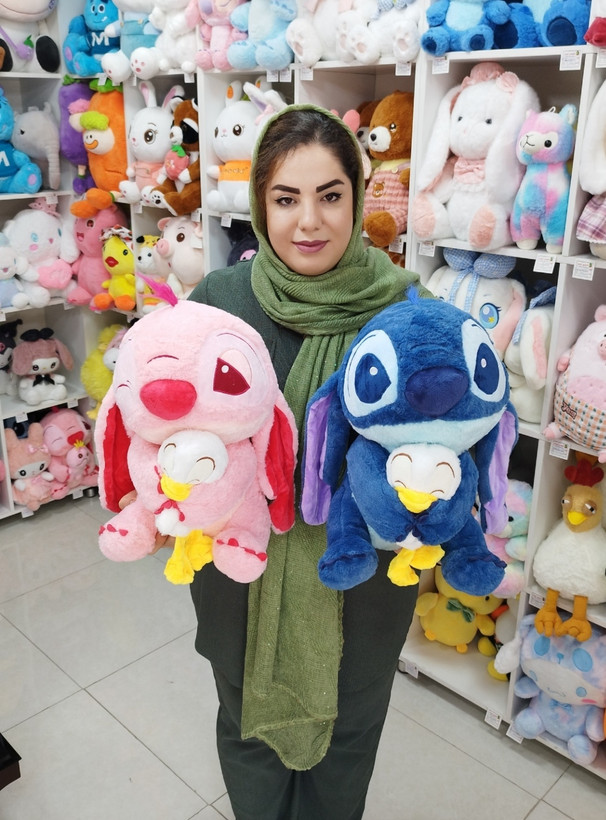 عروسک استیج و آنجل اردک بدست