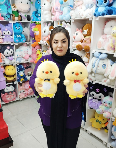 عروسک جوجه تاجدار