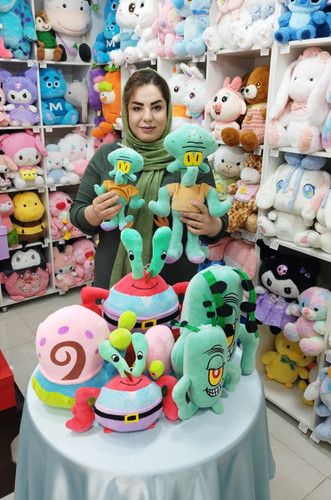 عروسک دوستان باب اسفنجی ست چهار عددی