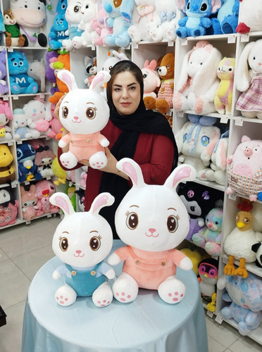 عروسک خرگوش پسر رکابی
