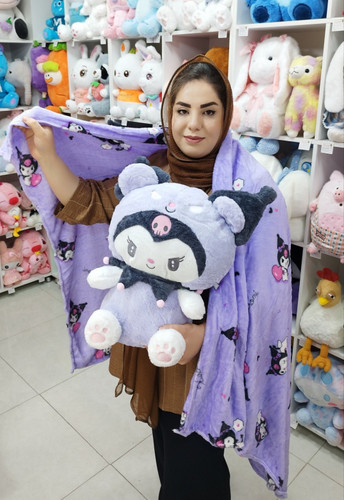 عروسک بالشتی پتودار طرح کرومی