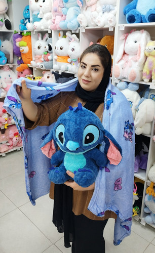 عروسک بالشتی پتودار طرح استیج