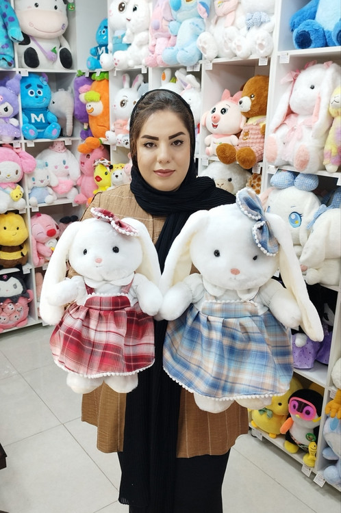 عروسک خرگوش ملوس دامن دار