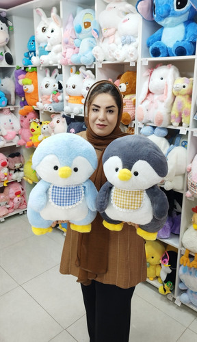 عروسک پنگوئن پیشبندی