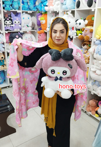 عروسک بالشتی پتودار طرح ملودی بالدار