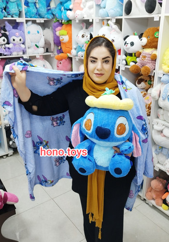 عروسک بالشتی پتودار طرح استیج کلاهدار