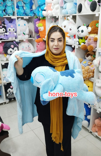 عروسک بالشتی پتودار طرح استیج و آنجل خوابیده