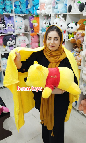 عروسک بالشتی پتودار طرح پو