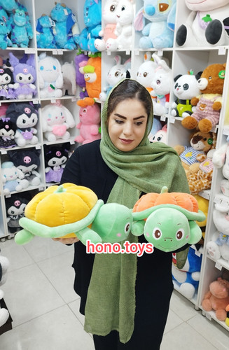 عروسک لاکپشت کدو حلوایی