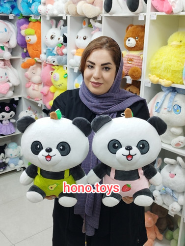 عروسک پاندا لباس میوه ای
