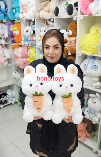 عروسک خرگوش هویج بدست ۳۵ سانت